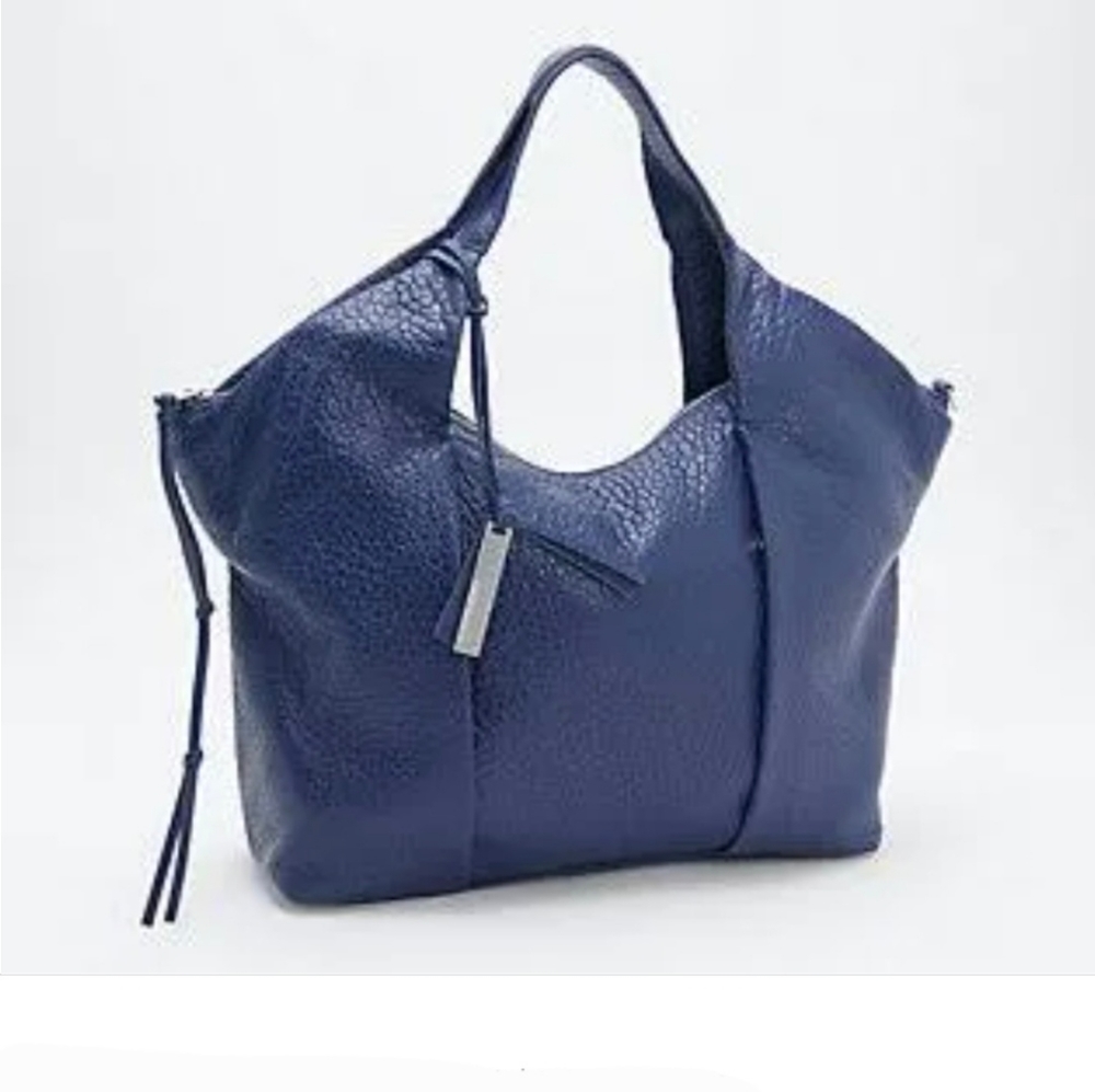 Vince Camuto Convertible Lamb Leather Pleated Tote - Steph